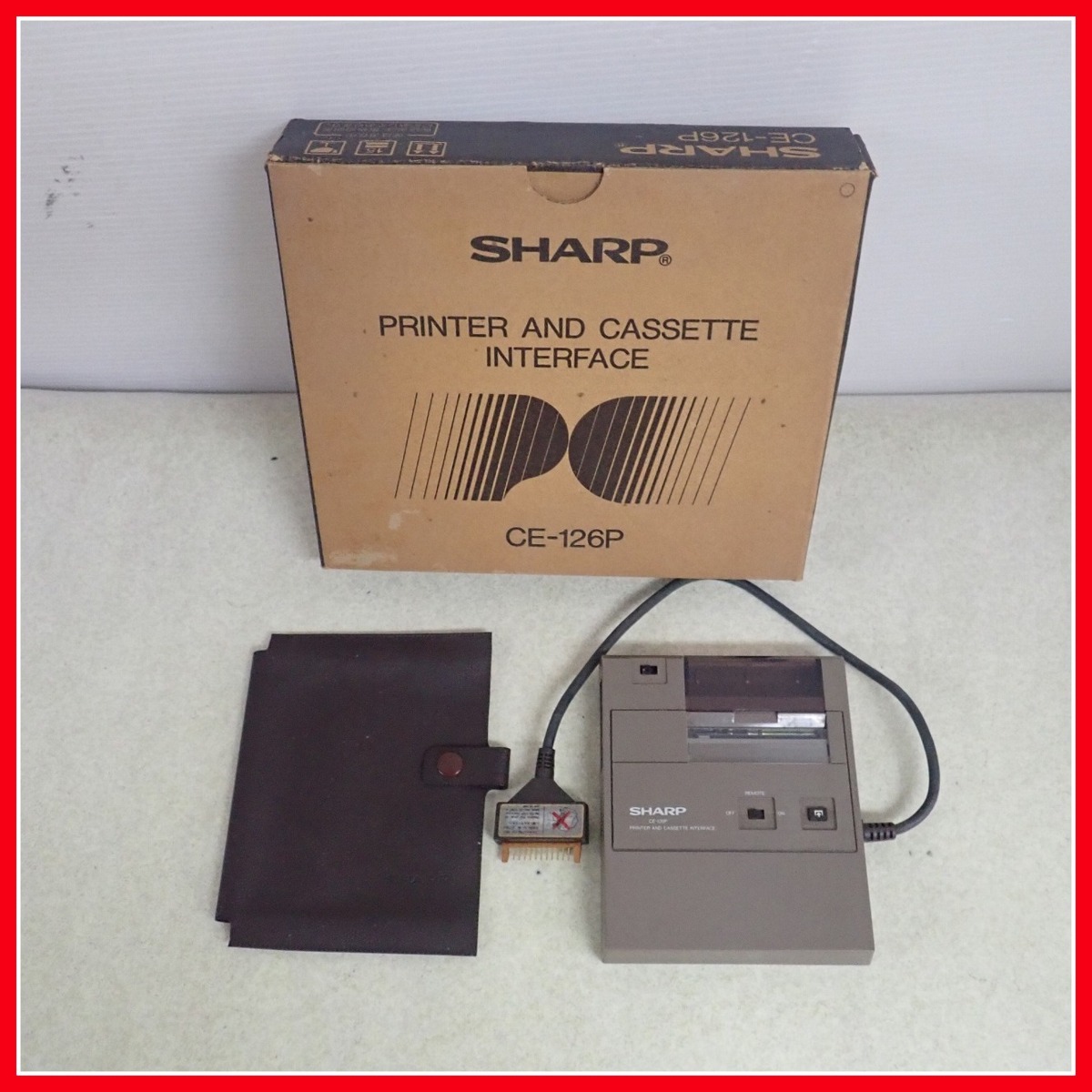 SHARP CE-126P カセットインターフェース ポケコン用プリンター