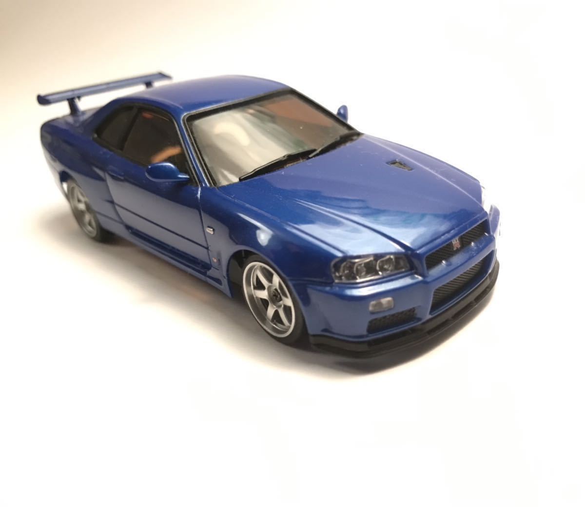 京商 dnano シャーシボディセット スカイラインGTR R34 フルベア  