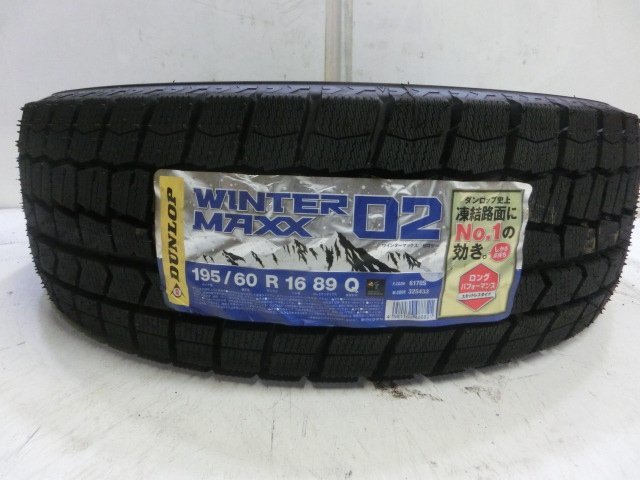 定番，限定セール D-624 スタッドレスタイヤ ダンロップ WINTER MAXX WM02 195/60R16 89Q 1本のみ(中古品)｜売買されたオークション情報、yahooの商品情報をアーカイブ公開 - オークファン 16インチ