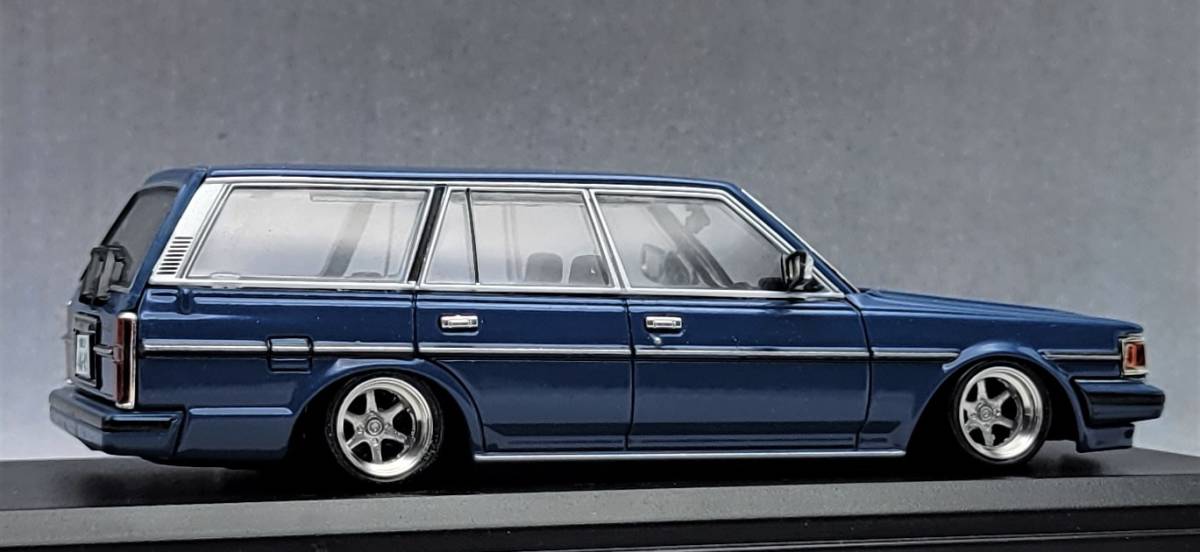 1/43　マークⅡ　ワゴン改　LG　ハヤシストリート　アルミ製　深リム　希少品 1/43 トヨタ マークⅡ ワゴン改 LG GX70 ロンシャン XR-4 アルミ製 二