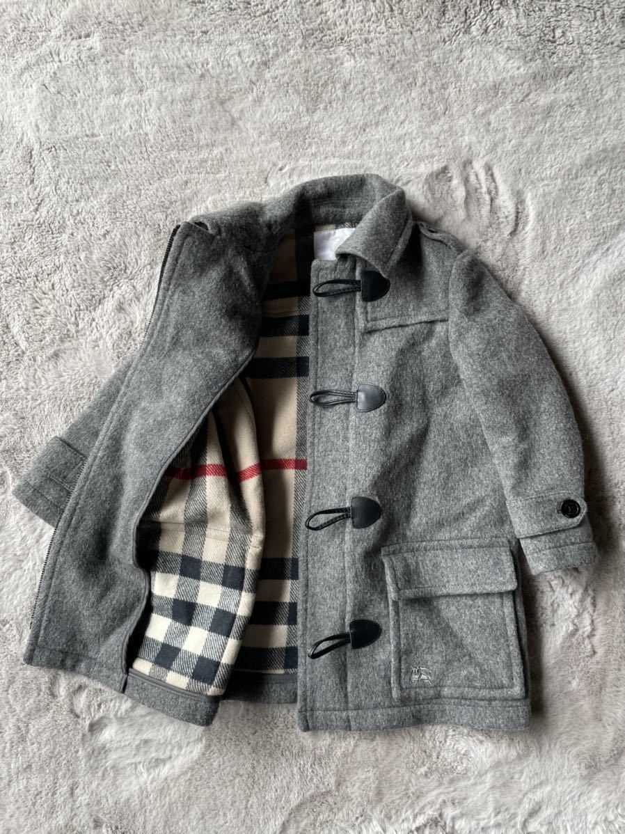 BURBERRY バーバリーダッフルコート ノバチェック キッズ 140 10Y 楽天
