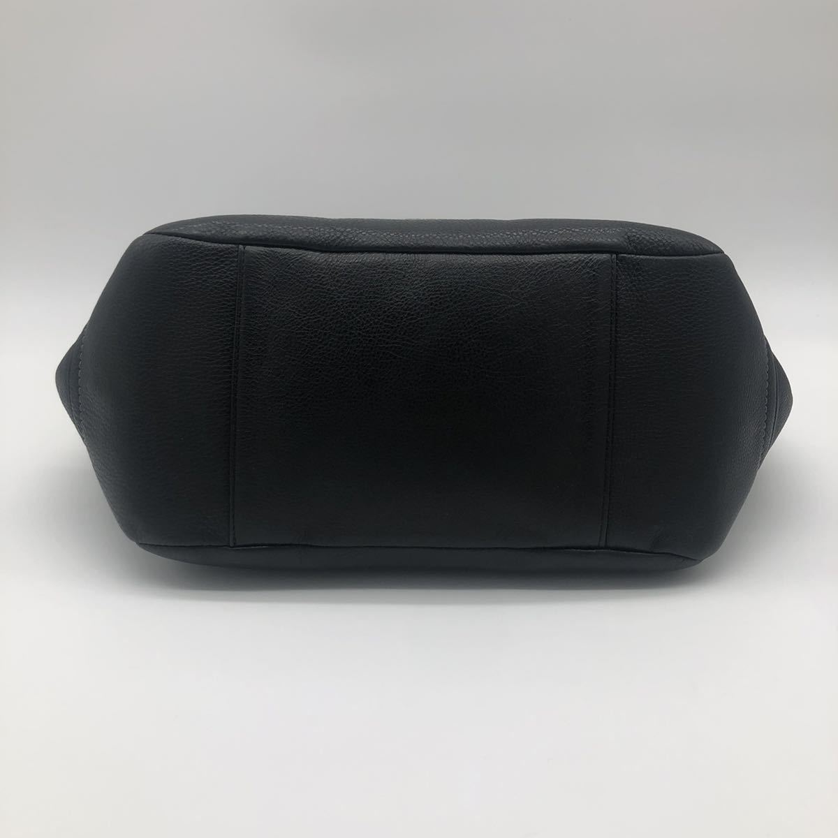 1円【極美品】COACH コーチ メンズ オールレザー ハンドバッグ