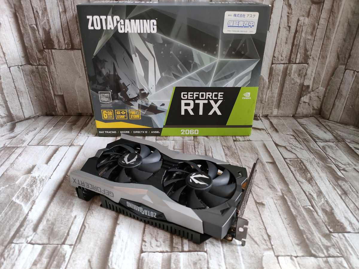NVIDIA ZOTAC GeForce RTX2060 6GB GAMING Twin Fan グラフィック