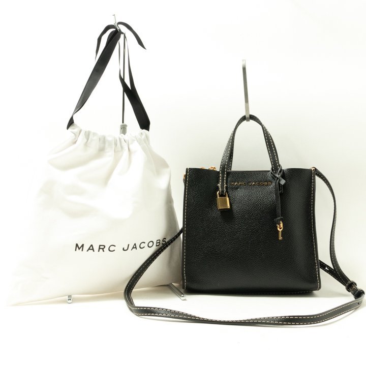 人気定番，限定SALE 1円スタート Marc Jacobs マークジェイコブス M0013268 THE GRIND MINI ハンドバッグ ショルダーバッグ 2way ブラック レザー 鞄 bag(かばん、バッグ)｜売買されたオークション情報、yahooの商品情報をア かばん、バッグ