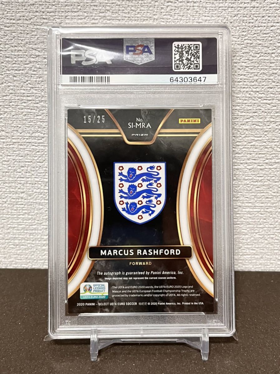 25枚限定 PSA 8 鑑定品 2020 Panini Select UEFA Euro Marcus 25枚限定 PSA 8 鑑定品 2020 Panini Select UEFA Euro Marcus