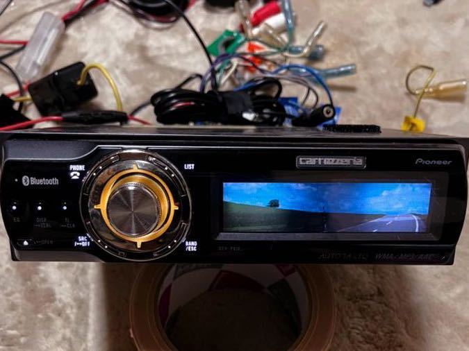 カロッツェリア DEH-P810 Bluetooth対応 本体・電源配線・リモコン