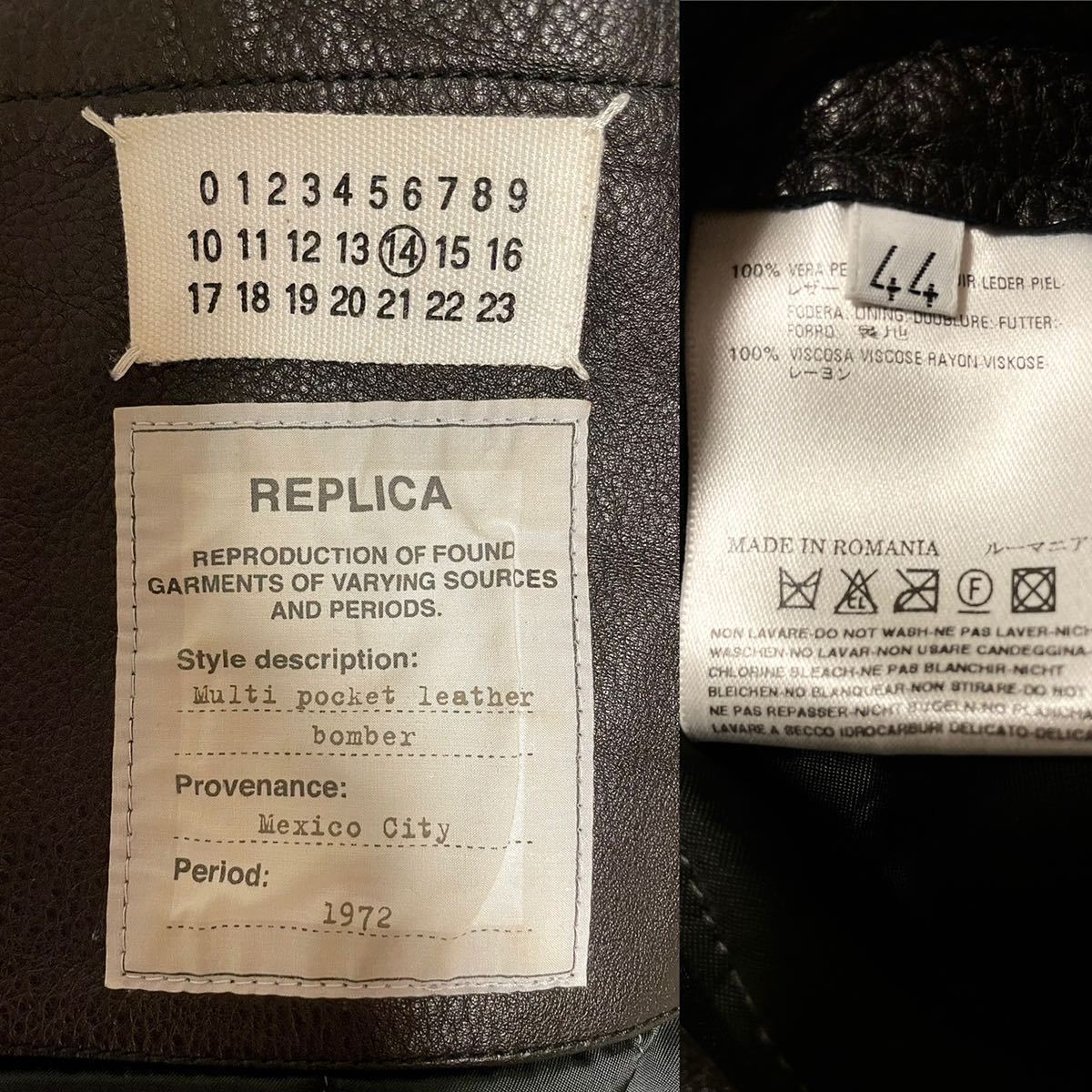 Maison Martin Margiela 14 Replica Mexico black size44 マルジェラ