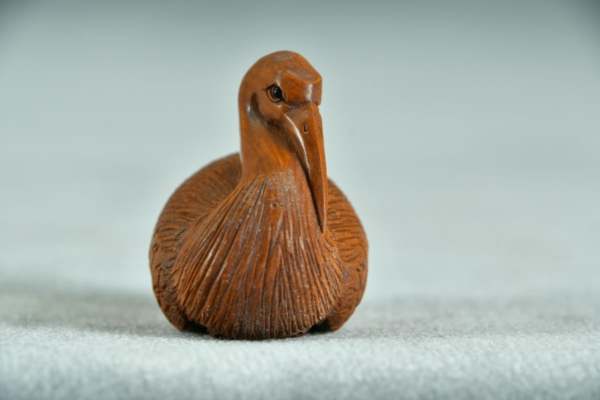 骨董品】 風神 縁起物 農業 根付 Netsuke 精密 彫刻 超絶技巧 彫塑 