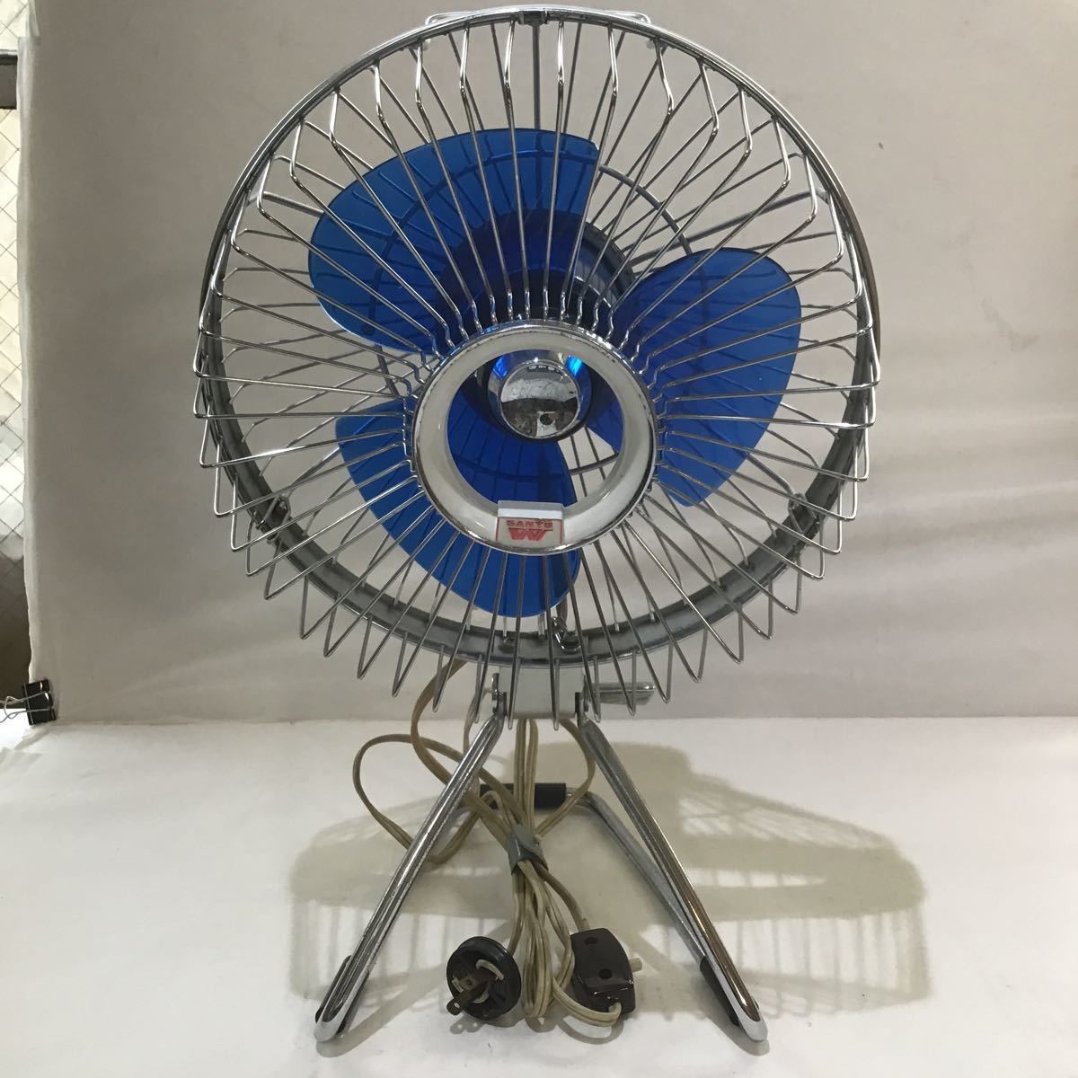 SANYO 卓上扇風機 EF-4AL 20cmベビー扇 昭和レトロ サンヨー 0905あ 昭和レトロ SANYO サンヨー扇風機 EF-4AL型 20Cmベビー扇