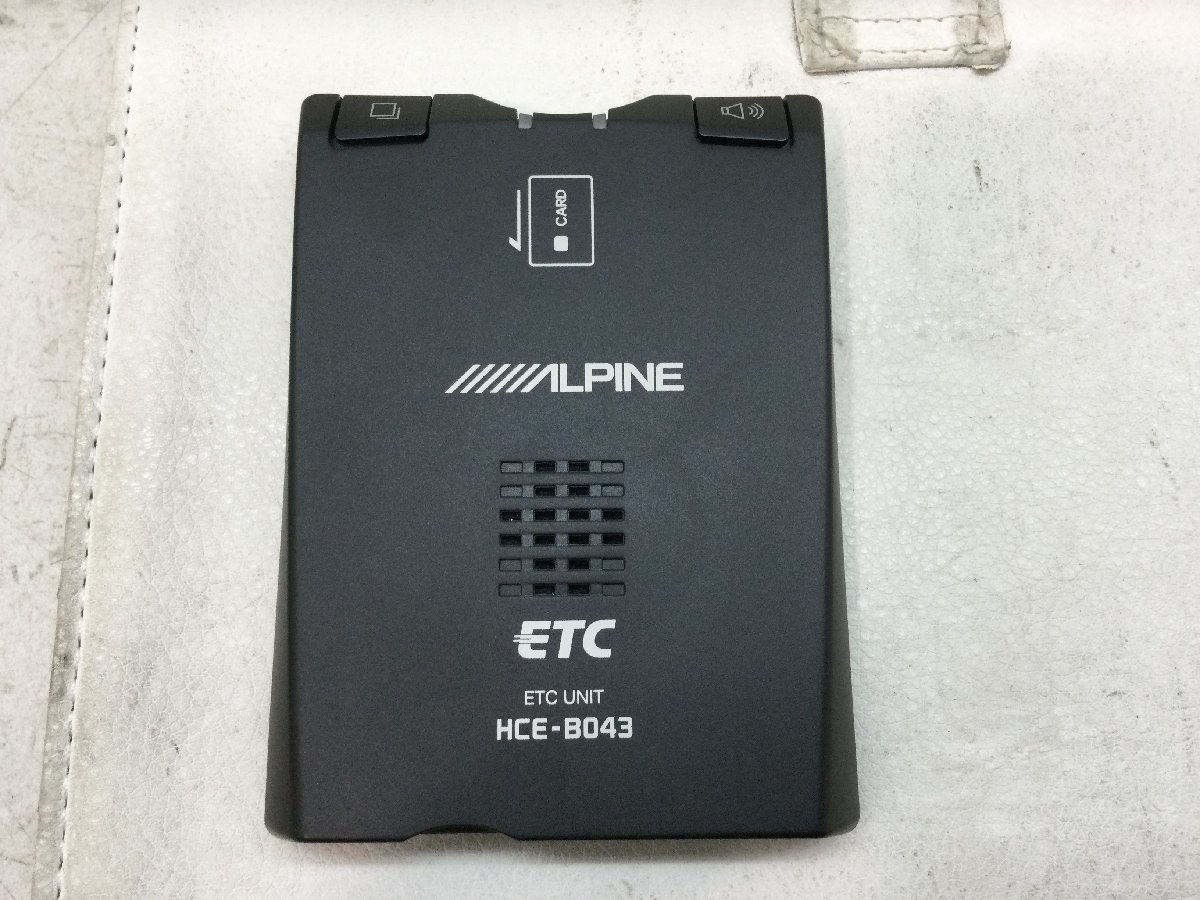 アルパイン ALPINE VIE-X08S アルパインETC 揃え HCE-B043 アルパイン ALPINE VIE-X08S アルパインETC 揃え HCE-B043