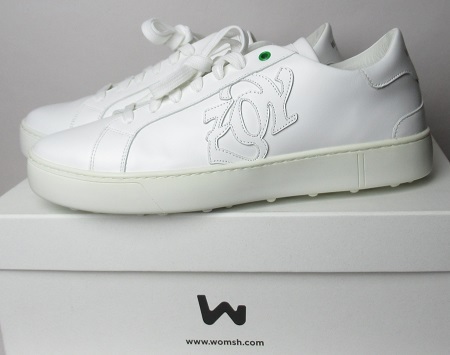 新品 ゾーイ/ZOY/Womsh メンズ 定価31900円 牛革 スパイクレス ゴルフ