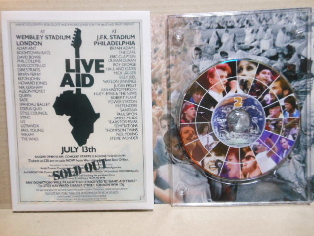 DVD4枚組 ライヴ エイド LIVE AID AID LIVE Live Bob 初回生産限定
