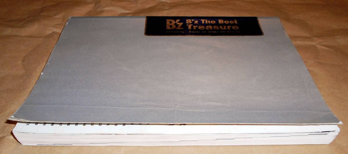 B'z バンドスコア THE BEST Treasure 楽譜 オフィシャルバンドスコア B