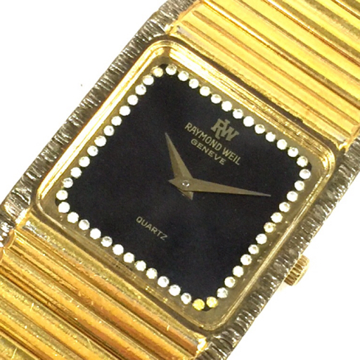 レイモンドウィル ジュネーブ クォーツ 腕時計 レディース ブラック  