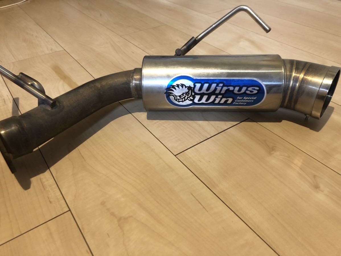 JB23ジムニー ウィルズウィンマフラー サイレンサー付き WirusWinJB23