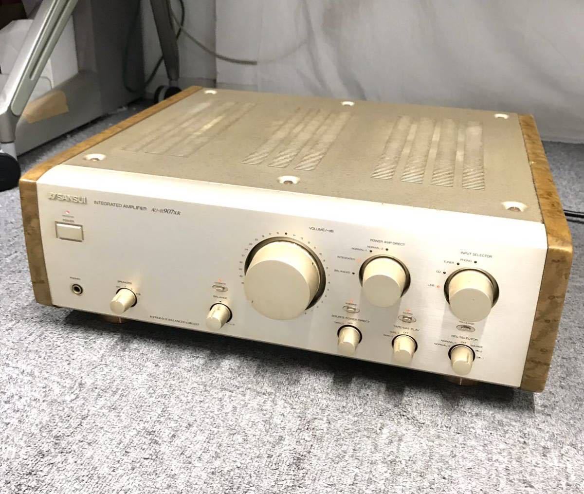 定番人気，お得 引き取り限定 神戸 SANSUI サンスイ 現状品 山水電気 プリメインアンプ AU-907XR 通電ok カy17(サンスイ)｜売買されたオークション情報、yahooの商品情報をアーカイブ公開 - オークファン サンスイ