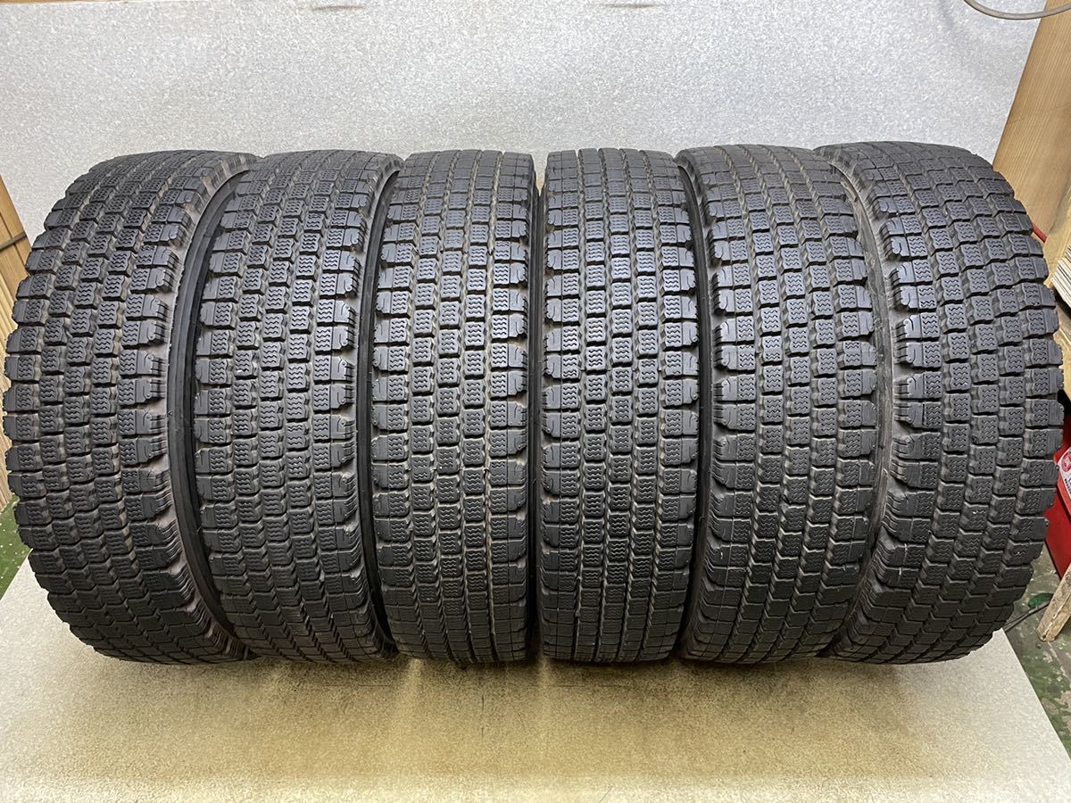 なーです 225/80R17.5 (123/122L) ブリヂストン V-STEEL スタッドレス W910 中古