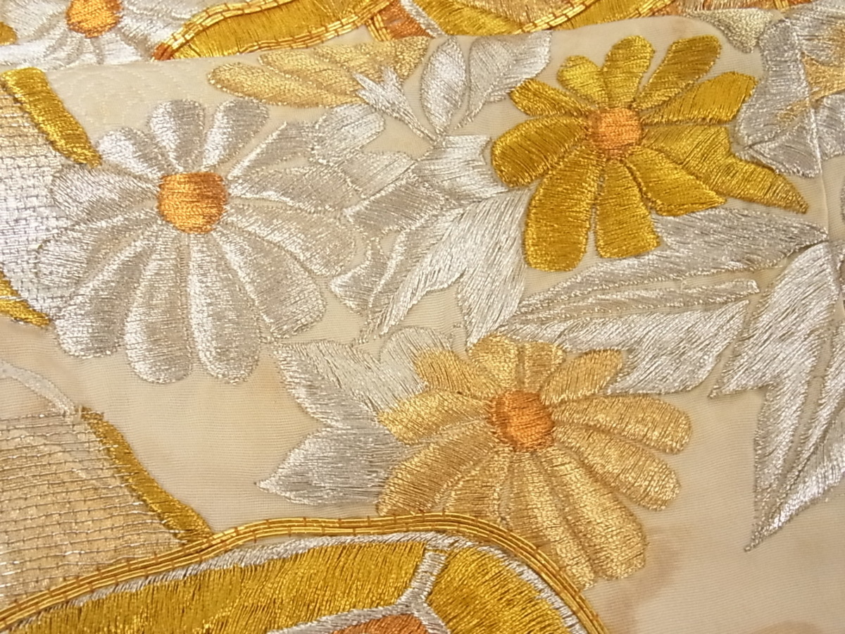 駒刺繍 色打掛 平和屋-こころ店□極上 逸品 金彩 平和屋-こころ