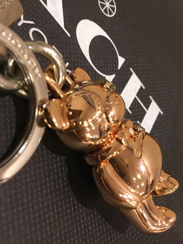 美品 COACH コーチ キーホルダー キーリング くま クマ ベア 巾着と箱