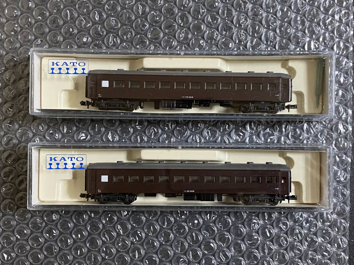 限定SALE，高品質 KATO 5127-1 オハ35 茶 一般形 KATO 5128-1 オハフ33 茶 一般形 客車2点まとめ(客車)｜売買されたオークション情報、yahooの商品情報をアーカイブ公開 - オークファン 客車