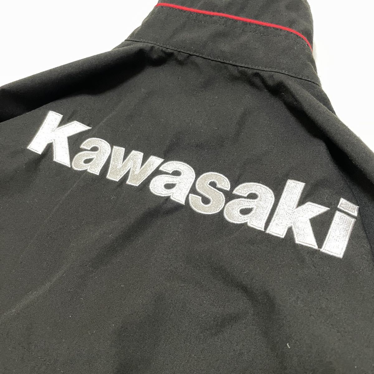極美品 Kawasaki カワサキ オフィシャル レーシング ジャケット Size L 