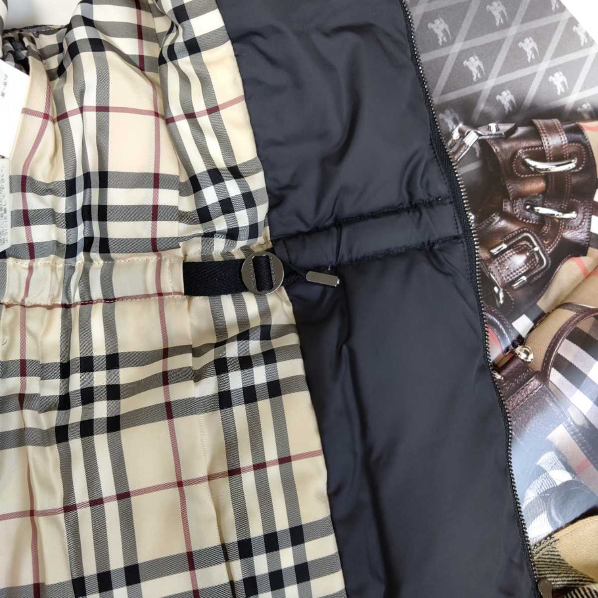 美品 BURBERRY LONDON バーバリーロンドン ダウンベスト ベスト ダウン