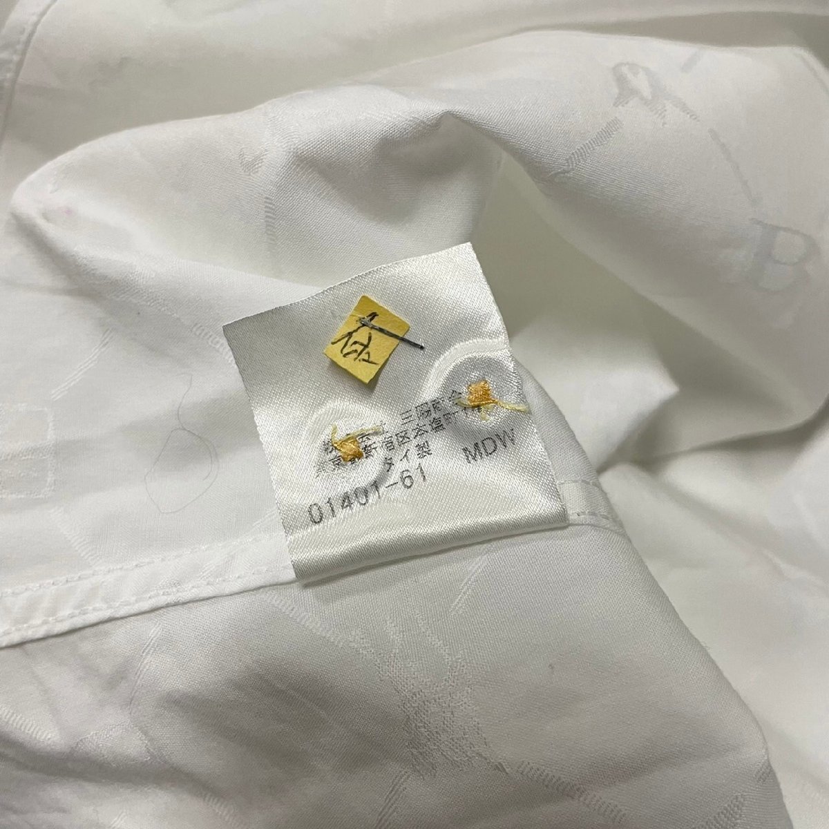 ● BURBERRY BLACK LABEL バーバリーブラックレーベル ワイシャツ メンズ ボタンダウン 長袖 刺繍 トップス サイズ2 三陽商会 ● BLACK BURBERRY LABEL 激レア！ リバーシブルバーバリーブラックレーベル ステン