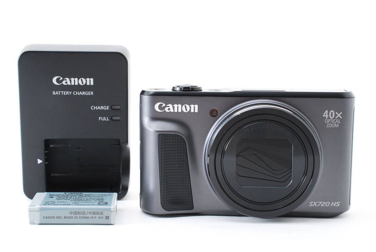Canon SX720 HS PowerShot Digital Camera - 20.3MP 40x Black Compact 