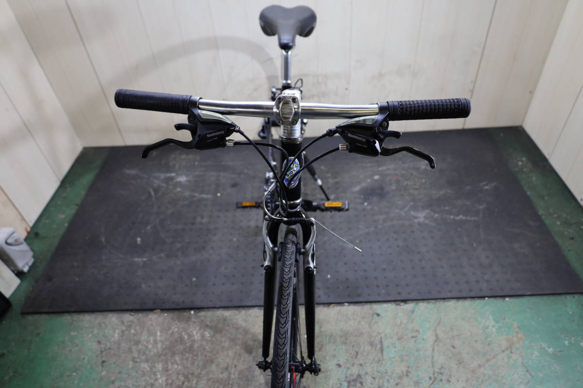 美品！GIOS MISTRAL 700C アルミ 24速 440mm シマノR500リム付き BLACK 