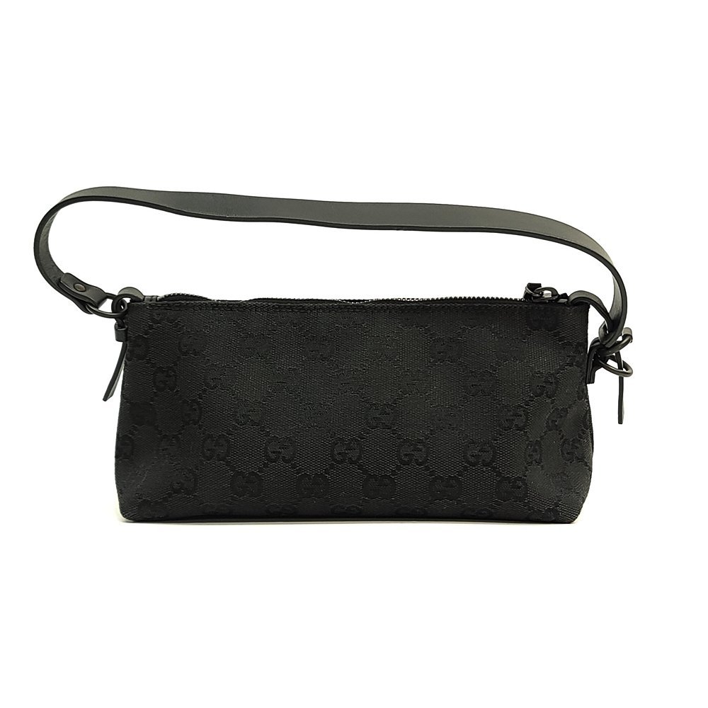 全国無料，大得価 BA692 良品 GUCCI GG キャンバス レザー ポーチ