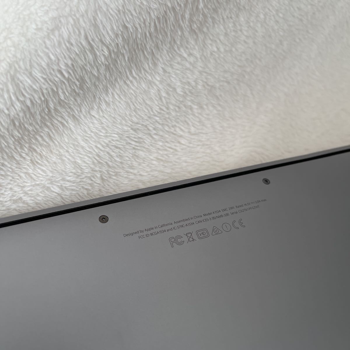 MacBook 2016年式 11inch 完動品 Apple純正品 Book Mac Air - 完動