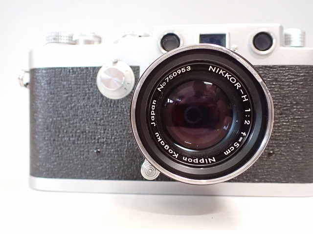 KO-124 『コレクター放出品』 nicca 3-F Nicca camera NIKKOR-H 1:2 fi=5cm