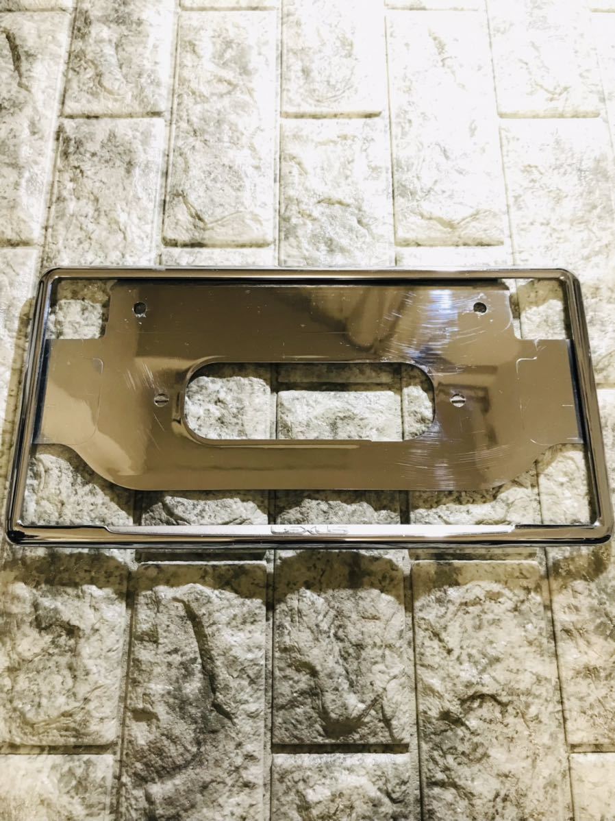 レクサス純正 LS 40系後期 レクサス純正ナンバーフレーム LEXUS純正 ［フロント&amp;リヤ2枚セット RC レクサス(純正) LS用ナンバーフレーム のパーツレビュー 公式 メッキナンバーフレーム [LEXUS純正]LS ナンバーフレームセット レクサスＬＳ ヴェル