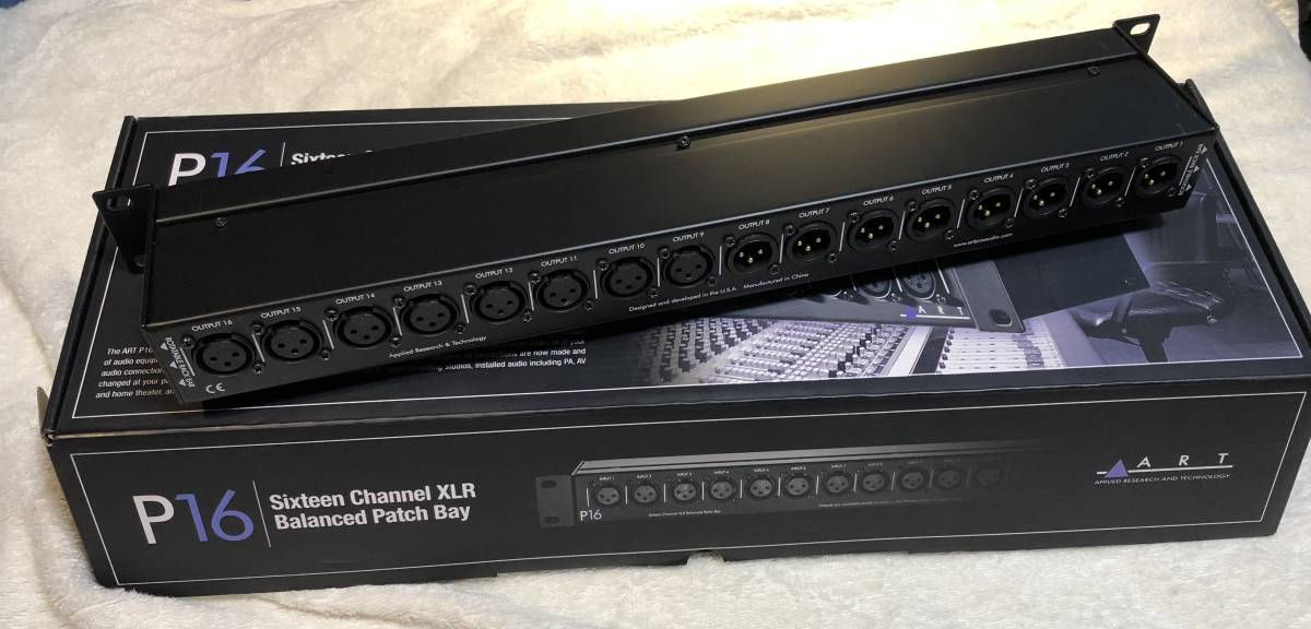 ART P16 XLRパッチベイ （中古美品・改造品）（2） ARTP16XLR