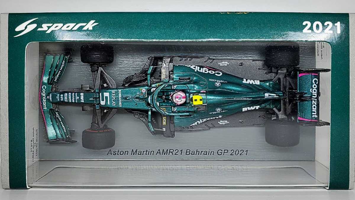 スパーク 1⁄43 アストンマーティン AMR21 S.ベッテル バーレーン