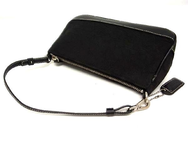 1円 □美品□ COACH コーチ 6094 シグネチャー キャンバス×レザー 