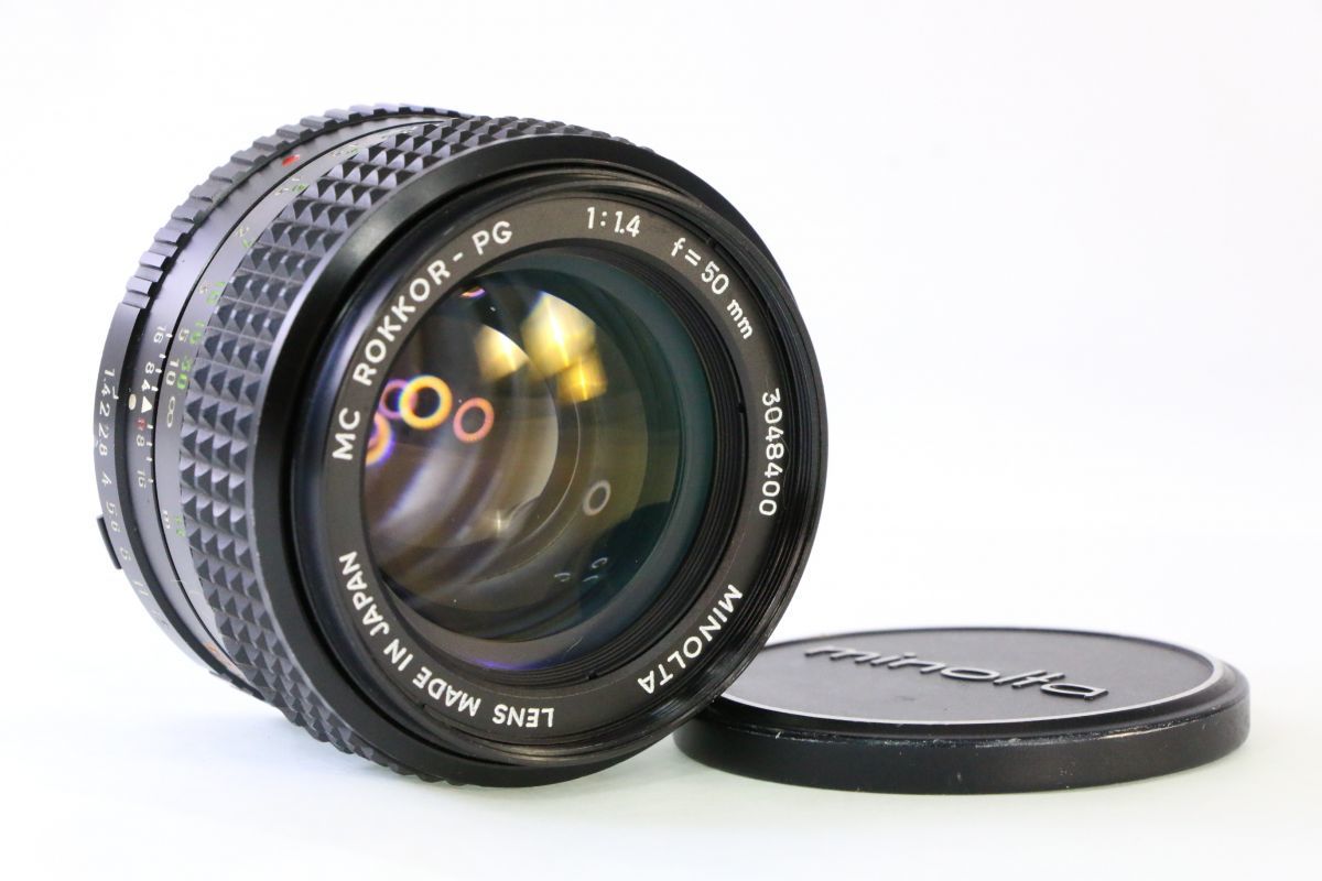 動作保証・点検済】良品☆ミノルタ MINOLTA MC ROKKOR-PG 50mm F1.4☆11814