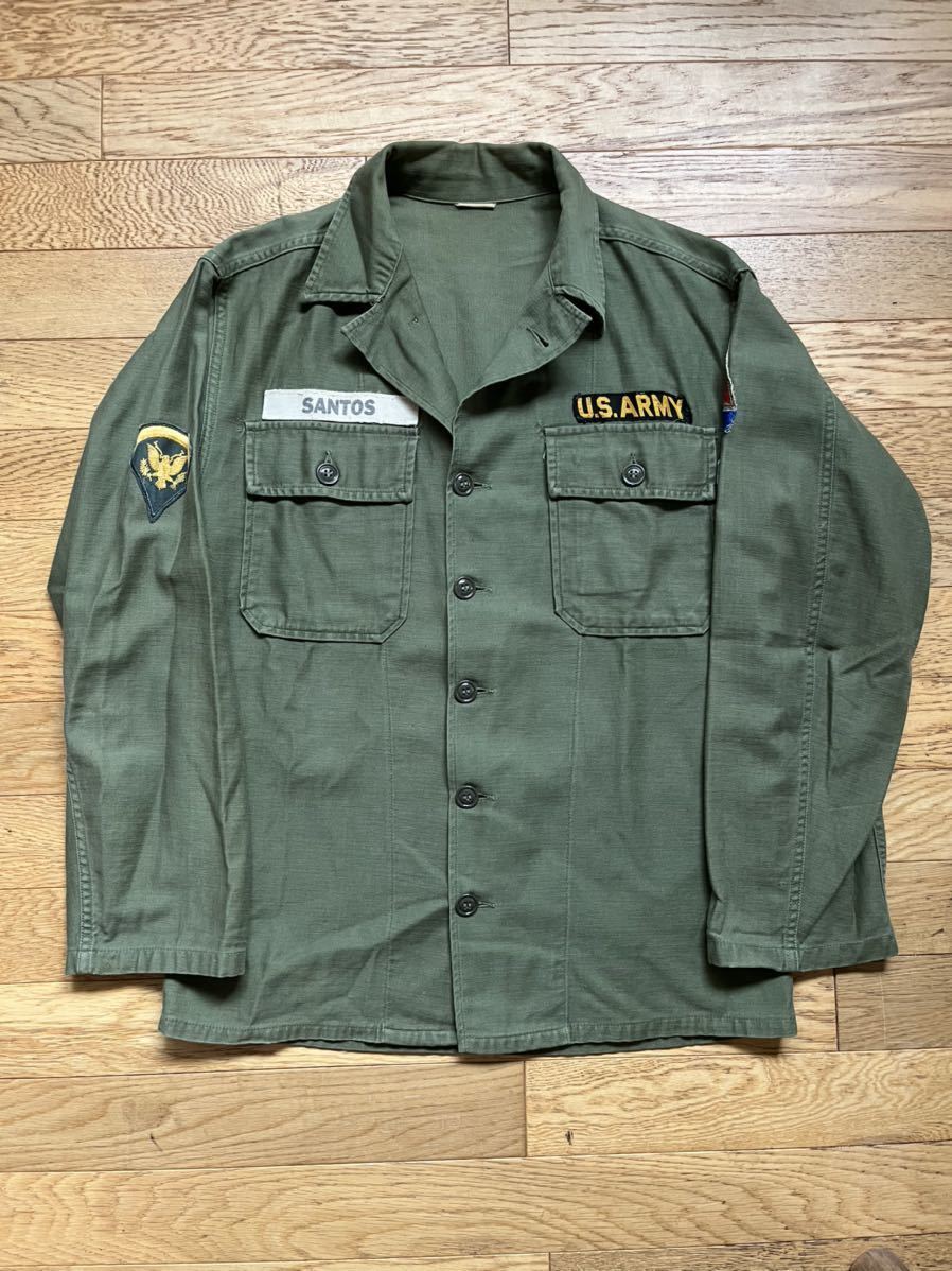 人気セール，セール VINTAGE U.S.ARMY ユーティリティシャツ O.G.107 / 米軍実物 アーミー ミリタリーシャツ(Mサイズ)｜売買されたオークション情報、yahooの商品情報をアーカイブ公開 - オークファン 長袖シャツ一般