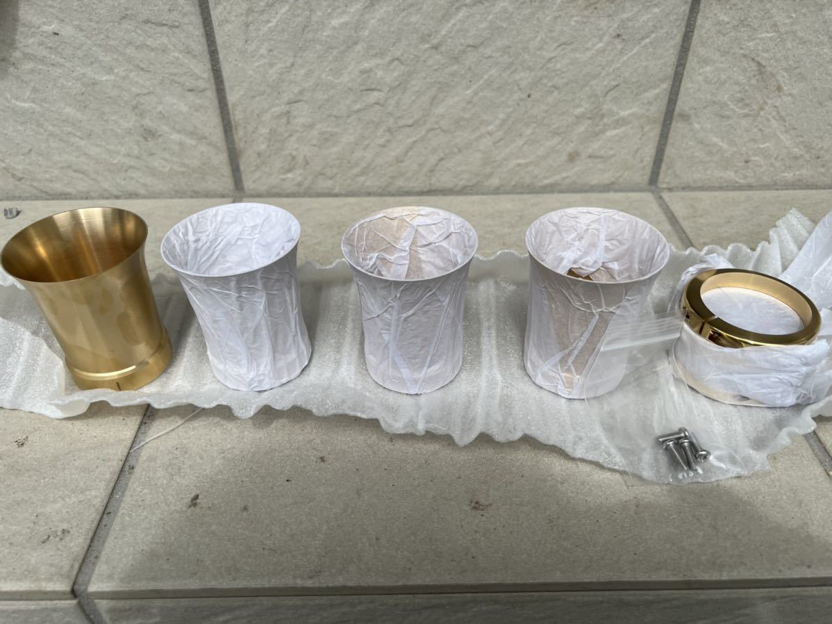 vm29 真鍮ファンネル KAWASAKI Z1Z2 ヨシムラ 検 KZ900 Z1R Z1000MK2