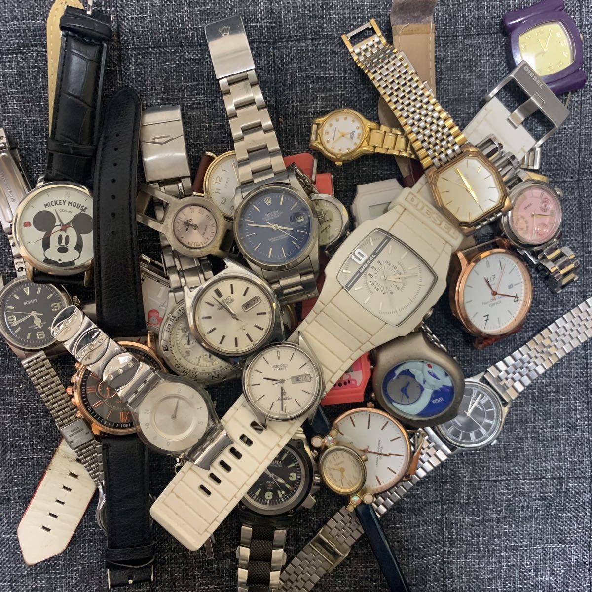 腕時計 SEIKO セイコー DIESEL 等 まとめて 30本 ジャンク品