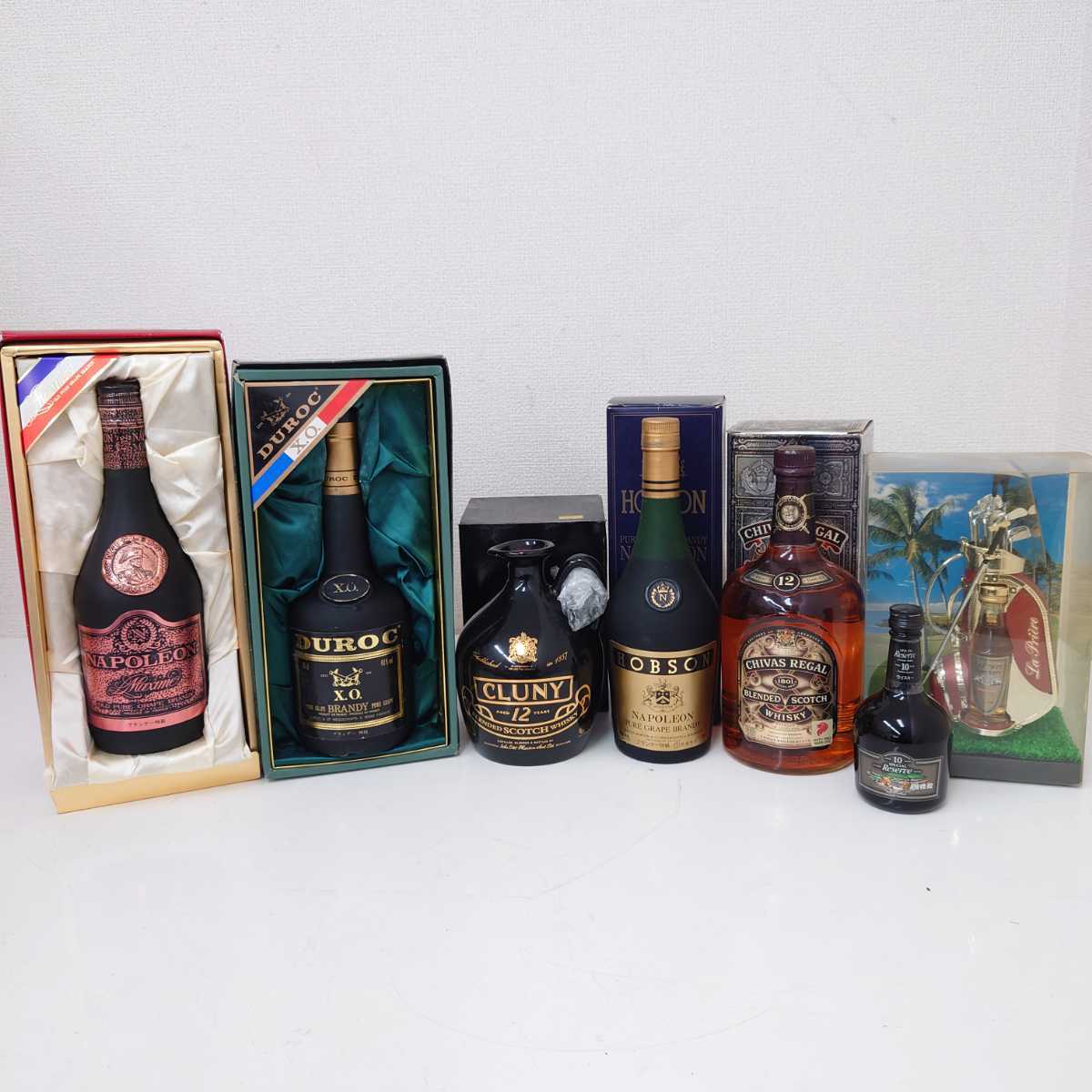 6111◇古酒 7本セット ブランデー＆ウイスキー 各種 ナポレオン 等