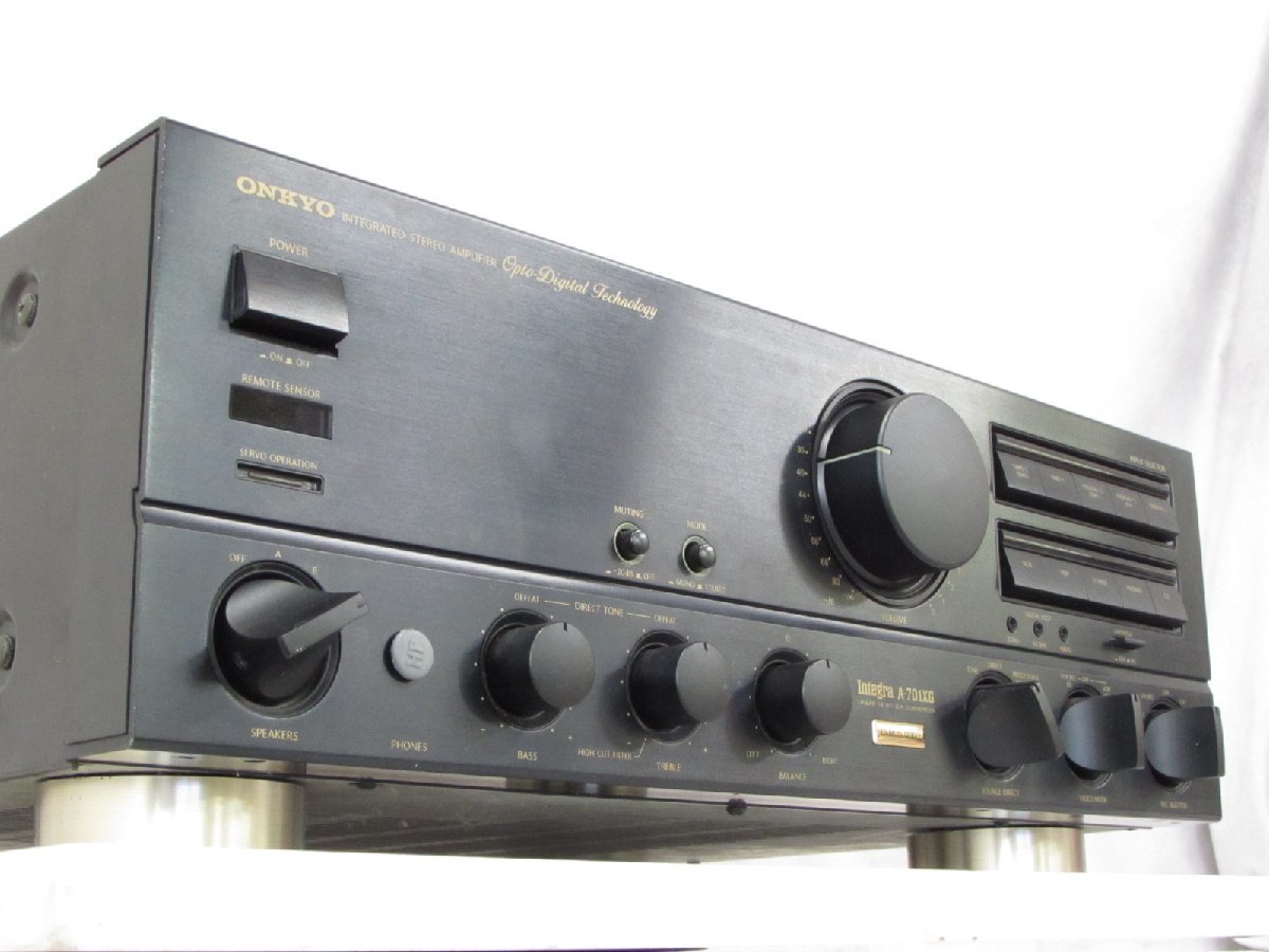 ONKYO Integra A-701XG プリメインアンプ　動作品 ONKYO Integra Yahoo!オークション 「onkyo A-701XG プリメインアンプ