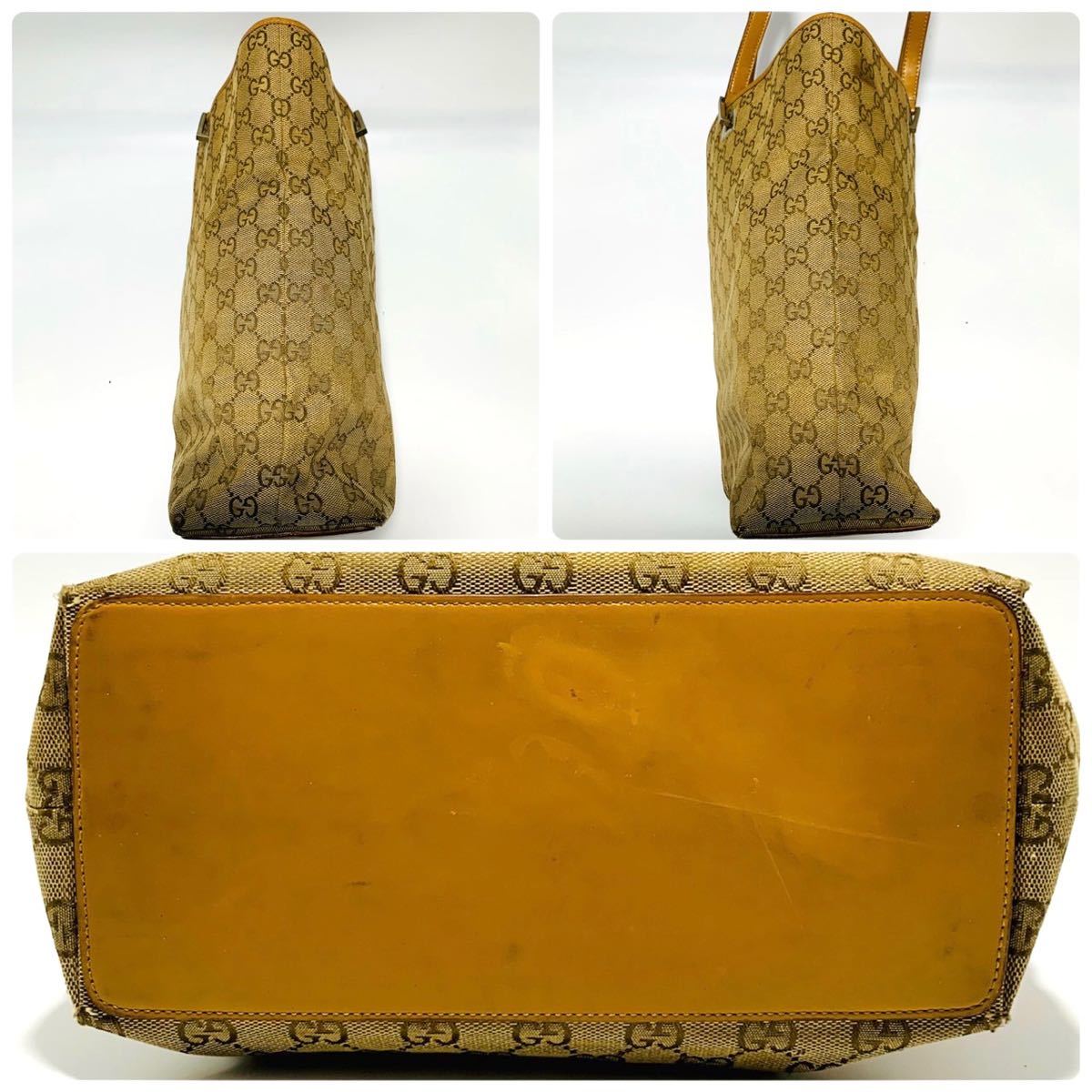 1円 GUCCI グッチ ジャッキー ビジネスバッグ トートバッグ メンズ GG 