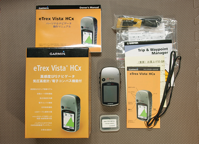 GARMIN ガーミン eTrex Vista HCx 日本正規品 山岳ソフト付属 登山 GPS ナビ アウトドア 送料込