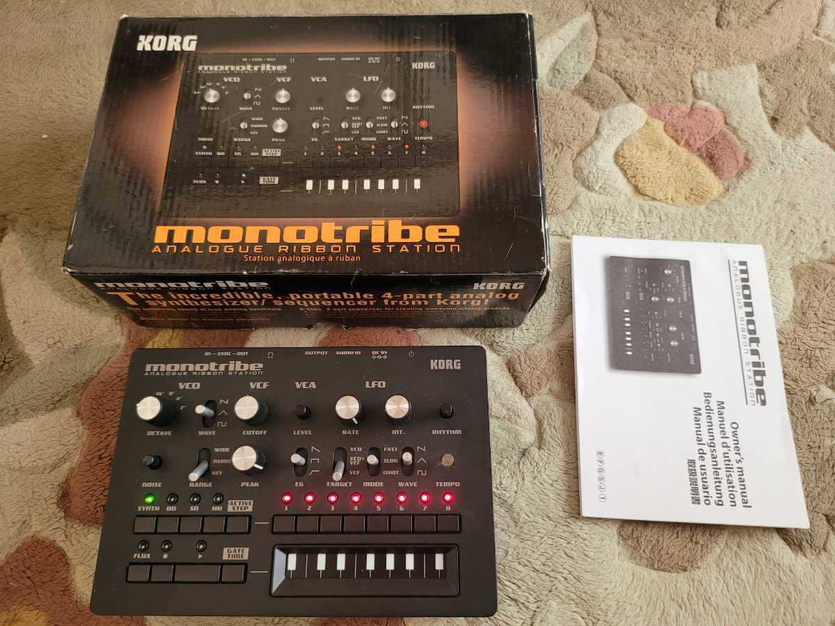 KORG MONOTRIBE アナログシンセサイザー 動作品 KORGMONOTRIBEアナログ