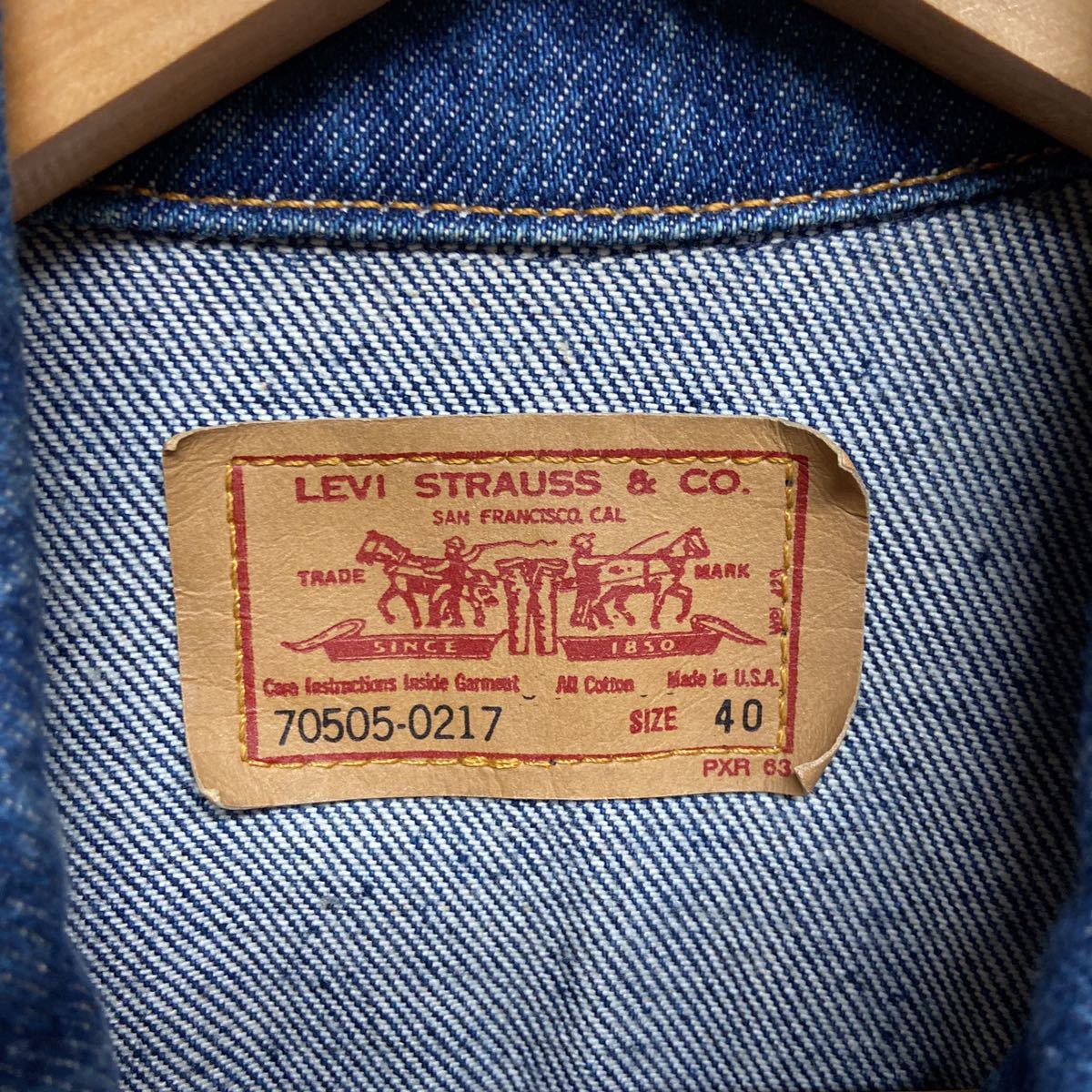 Levi's リーバイス】90s 94年製 70505-0217 4th デニムジャケット USA