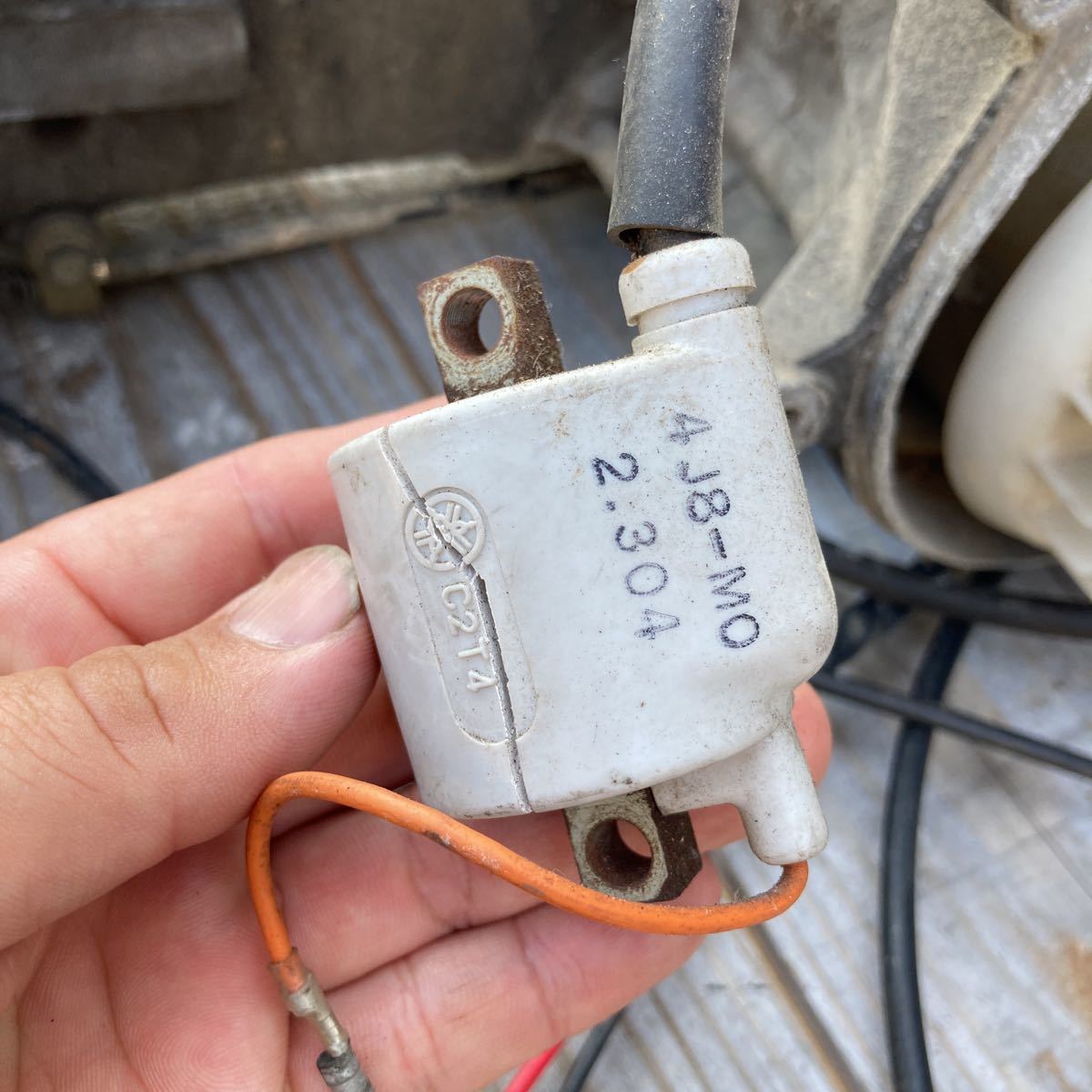 アクティブ エンジン 35R 部品取り ヤマハ 純正 ペリカンジョグ 縦 