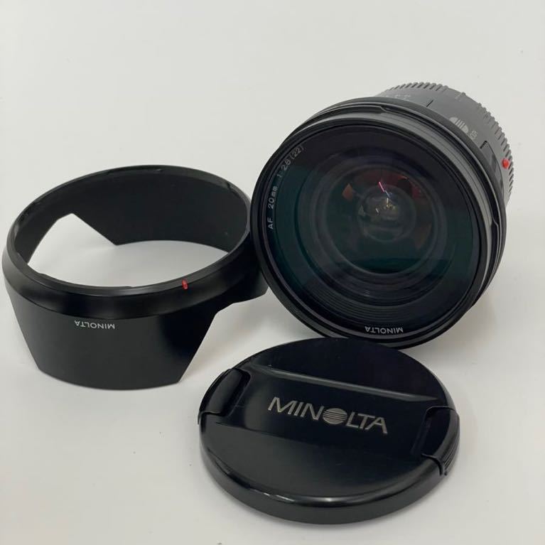 驚きの破格値，正規品 ミノルタ レンズ MINOLTA AF 20ｍｍ 1:2.8 22(ソニー、ミノルタ)｜売買されたオークション情報、yahooの商品情報をアーカイブ公開 - オークファン ソニー、ミノルタ