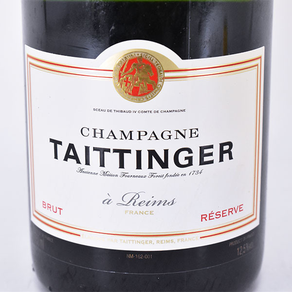 テタンジェ ブリュット レゼルヴ 750ml 12％ 1円~TAITTINGER