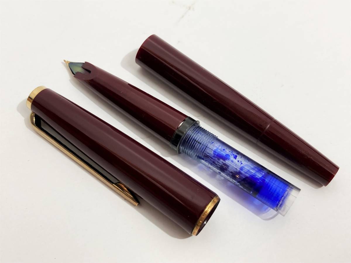 MONTBLANC(モンブラン) 万年筆 420 ペン先 585 ボルドー×ゴールド 筆記